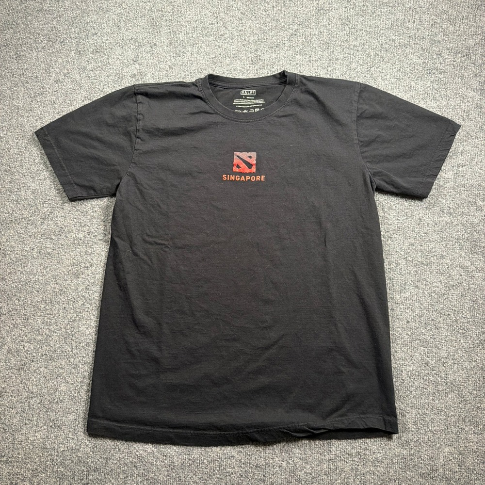 Valve Dota 2 Staff Shirt Men Large Black The International Singapore 2022 RARE
